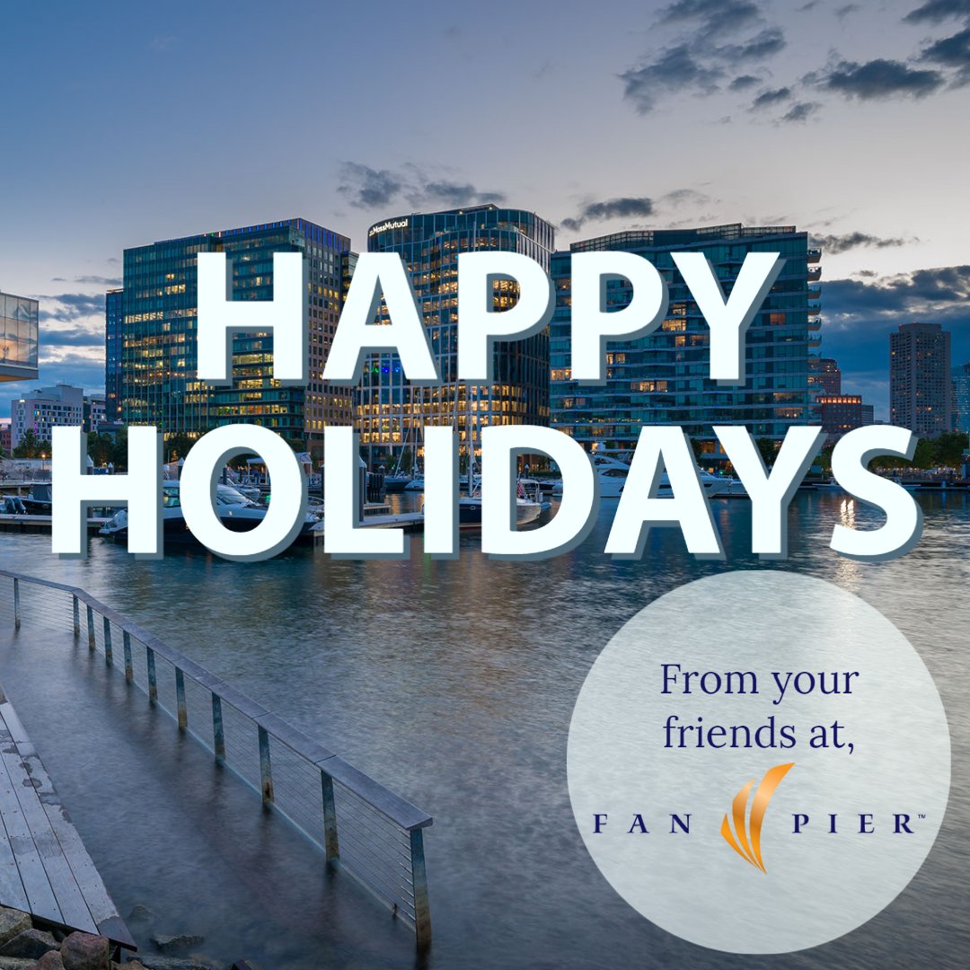 FanPierBoston's tweet photo. From all of us at Fan Pier, we wish you a safe and healthy Holiday Season! 

#HappyHolidays #HolidaySeason https://t.co/TDavmWkOXr