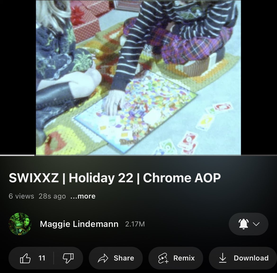 lindesource's tweet image. Maggie posted a new SWIXXZ video on her YouTube channel! 

🔗: youtu.be/7Dv1uGp9nYU