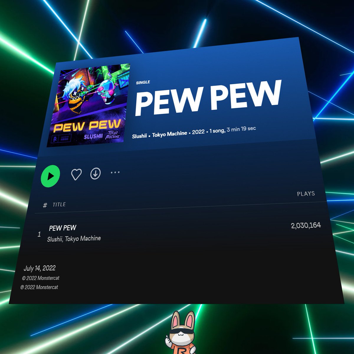 TOKI on Twitter "LASER GUN SONG THING JUST HIT 2MIL LFG"