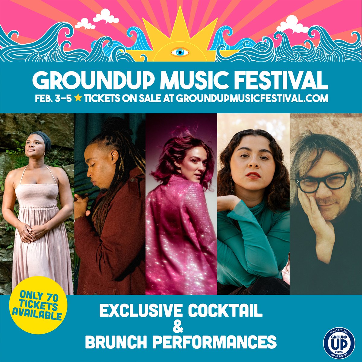 GroundUP Music Festival (@groundupfest) on Twitter photo GROUNDUP UNPLUGGED: Announcing our 2023 cocktail & brunch performances π’
π΄On sale now at groundupmusicfestival.com - only 70 tickets available per performance!
ποΈ Tickets to cocktail & brunch events are add-ons to your GA & VIP Passes. GROUNDUP UNPLUGGED: Announcing our 2023 cocktail & brunch performances π’
π΄On sale now at groundupmusicfestival.com - only 70 tickets available per performance!
ποΈ Tickets to cocktail & brunch events are add-ons to your GA & VIP Passes.
