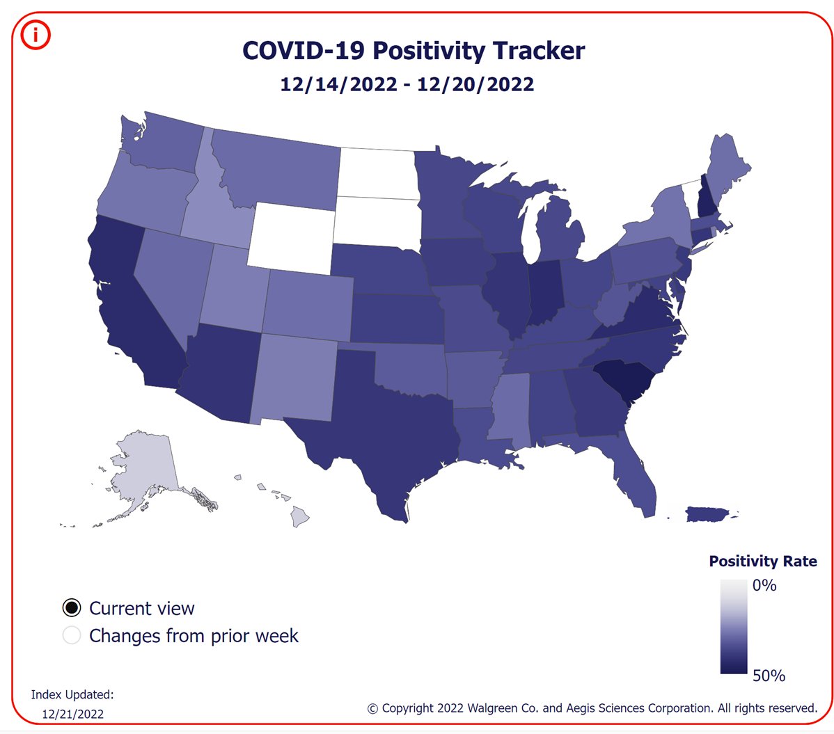 michael_hoerger's tweet image. On the Walgreens COVID tracker, 10 states now have positivity ratios &amp;gt;40%:

48.8% - #SouthCarolina
46.2% - #NewHampshire
43.2% - #Virginia
43.2% - #Indiana
43.1% - #California
41.1% - #Arizona
40.9% - #Illinois
40.4% - #NorthCarolina
40.4% - #Connecticut
40.3% - #Texas