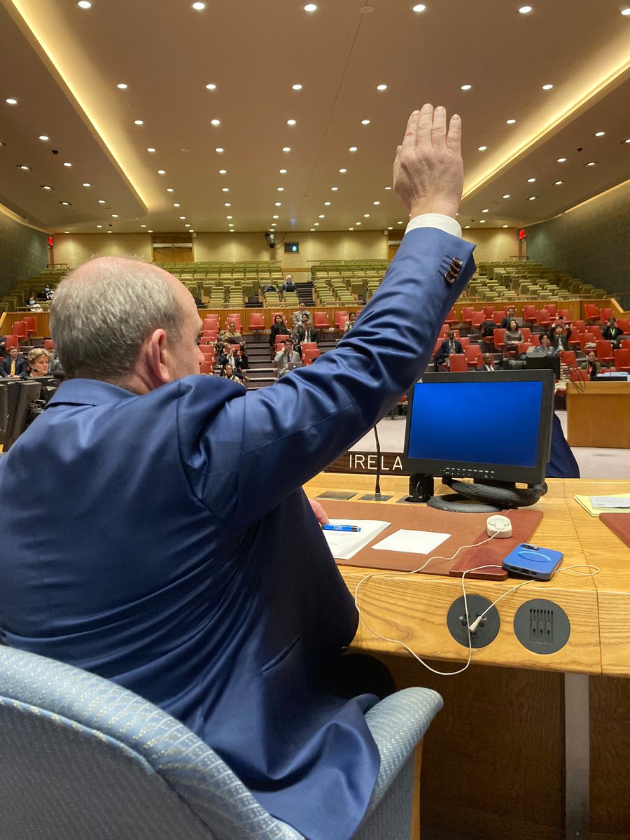 Today, the #SecurityCouncil adopted its 1⃣st Resolution on the situation in #Myanmar.

Ireland🇮🇪 voted in favour of this resolution. 

This is a pivotal response to the severe crises facing Myanmar🇲🇲 following the military coup in February 2021.