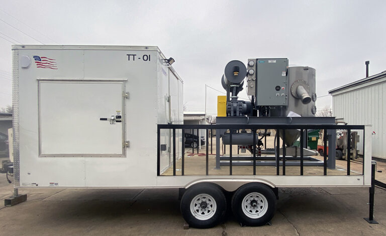 US_Systems's tweet photo. A contract transloading customer needs to fulfill a contract for railcar unloading with the ability to relocate the equipment. That’s why they chose a US Systems Skidpot as their unloading system of choice. https://t.co/UEAUp38PXe