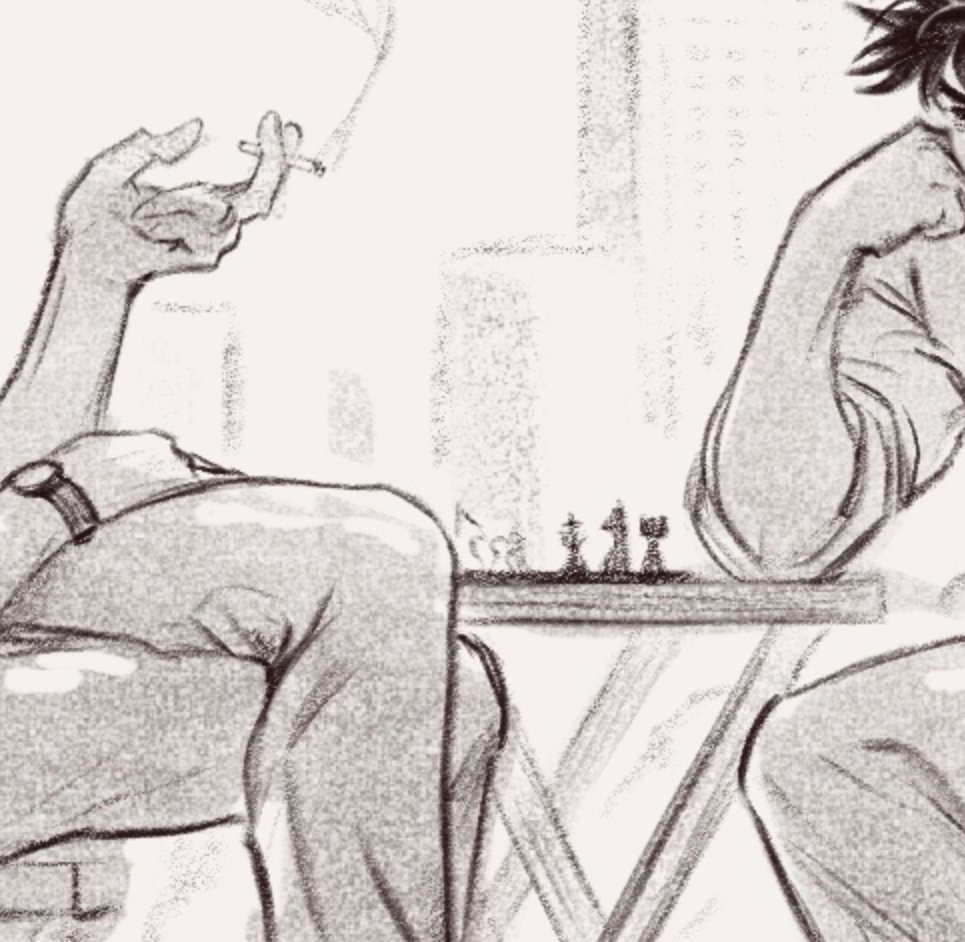 ChimaAmla's tweet photo. #CJCWeek2022 day 6: post-canon!
#JJBA, #CaeJose, it was so fun to write these two settling down a little bit but still bickering and being themselves. And I can't get over @rendevok's picture, Caesar looks so much like Will and it's making me emotional ๐ญ๐
Links in the reply! https://t.co/7ErFl1eBZ6