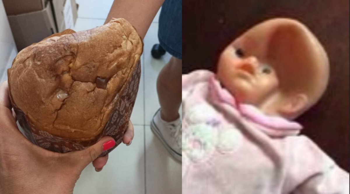 AlanLopez___'s tweet photo. Vino la caja navideña y había un pan dulce medio berreta. Lo abrimos y era tipo: https://t.co/fF9Hiuu6bX