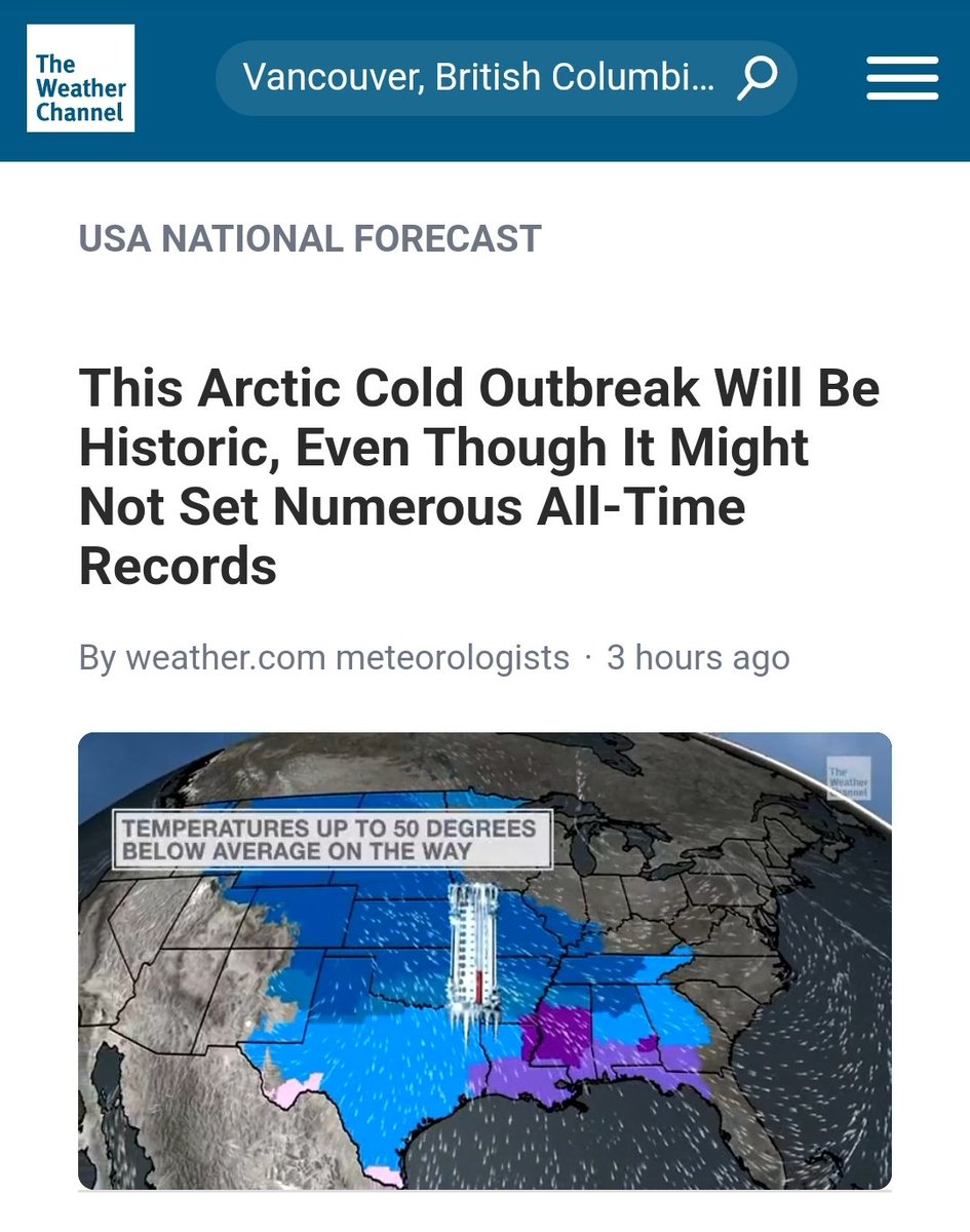 ๐ป๐๐จ๐๐๐๐ก๐โข ๐ต๐ญ๐๐จ๐ฆ Climate of Dawn (@dawntj90) on Twitter photo Oh noes <a href="/GeraldKutney/">Gerald Kutney - Politics, Disinformation & Science</a>
50ยฐ below average ๐ณ
I hate to admit it but Trudeau's punitive carbon taxes are working already - even better than anyone predicted.
And to think I was skeptical that taxes could make the weather colder.
I was wrong....
๐
#ClimateScam
#iClmateBrawl Oh noes <a href="/GeraldKutney/">Gerald Kutney - Politics, Disinformation & Science</a>
50ยฐ below average ๐ณ
I hate to admit it but Trudeau's punitive carbon taxes are working already - even better than anyone predicted.
And to think I was skeptical that taxes could make the weather colder.
I was wrong....
๐
#ClimateScam
#iClmateBrawl