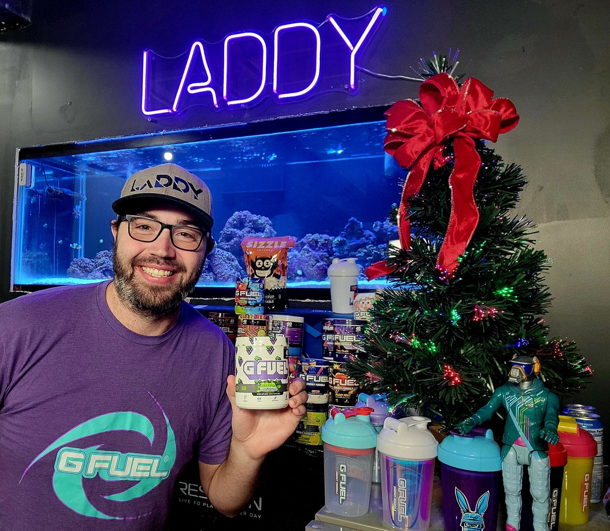 LaDDyTTV's tweet photo. You know we just sent in our application for @GFuelEnergy #Ambassador 

We may not be the biggest streamer out there, but the love for #GFUEL is unmatched! 

Live 🔴  now mixing up another combination to review!!

https://t.co/UyC86xtkK0 https://t.co/36hmdNx84z