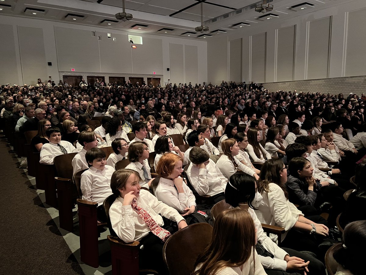 It’s a full house at MMS tonight for our choral concert. Thank you for supporting our students!  <a href="/MTLSD/">MtLebanon SD</a>