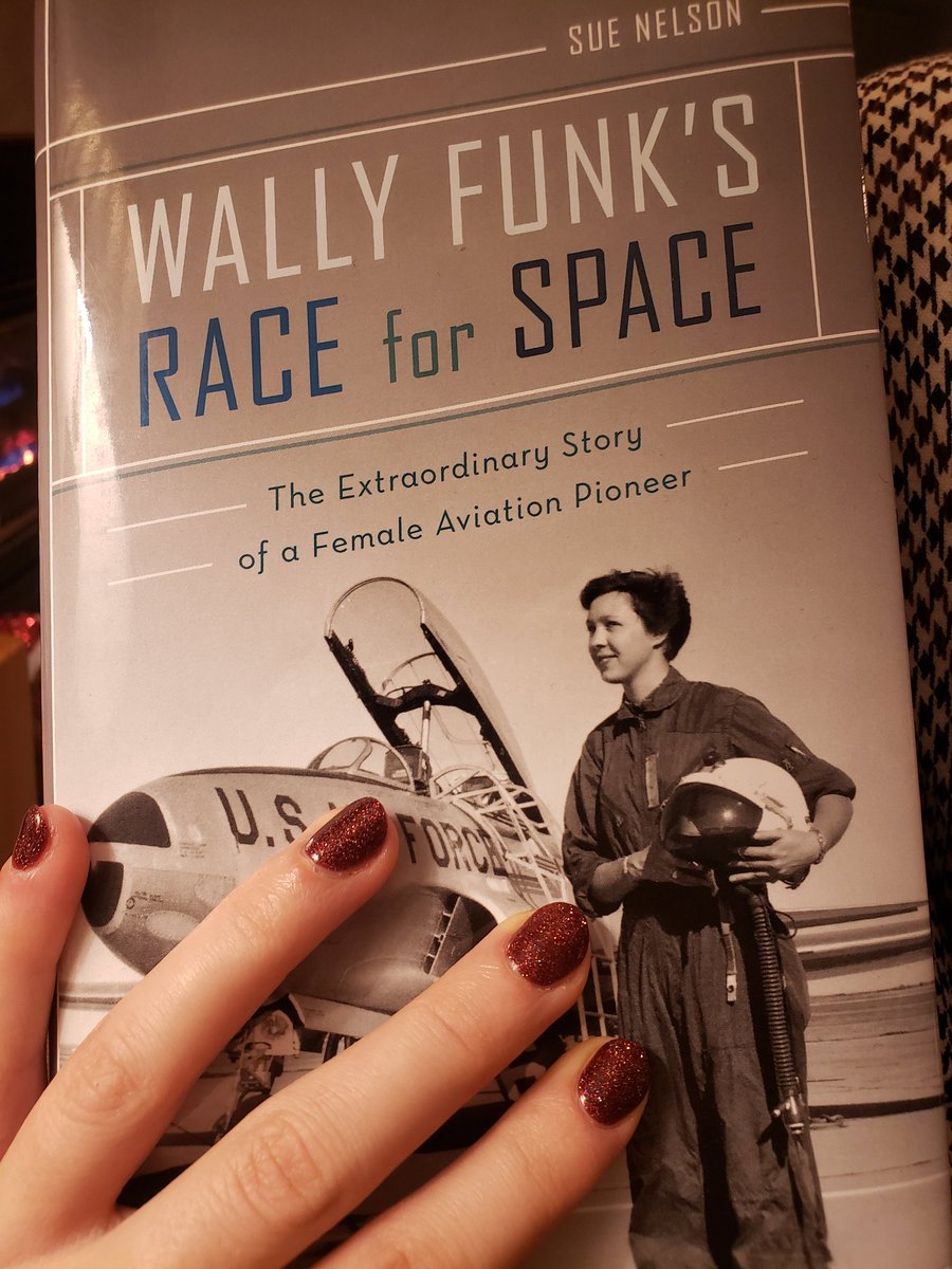 drspacebones's tweet image. Looking for a last-minute gift for the space nerd in your life? Pick up Sue Nelson's book "Wally Funk's Race for Space" about one of the Mercury 13! #xmasgifts #aviationwomen

You can also listen to the podcast hosted by Wally back in 2016 from the BBC: bbc.co.uk/programmes/p04…