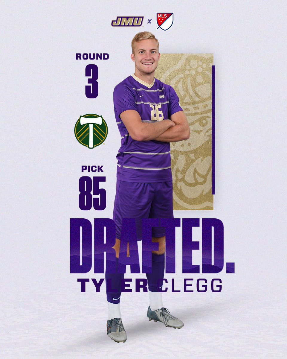 𝐃𝐑𝐀𝐅𝐓𝐄𝐃

<a href="/TClegg10/">Tyler Clegg</a> comes off the board, as he is selected 85th overall by <a href="/TimbersFC/">Portland Timbers</a>!

#GoDukes