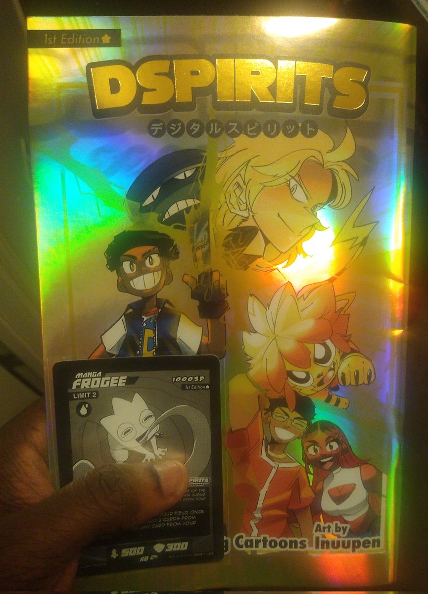 Varaydein's tweet photo. So excited to finally have @Dspiritsonline issue 1. Wow this is inspiring to hold in my hands. I know this going to be great.
#dspirits #anime #manga #Creative https://t.co/BDZP8XCIdo