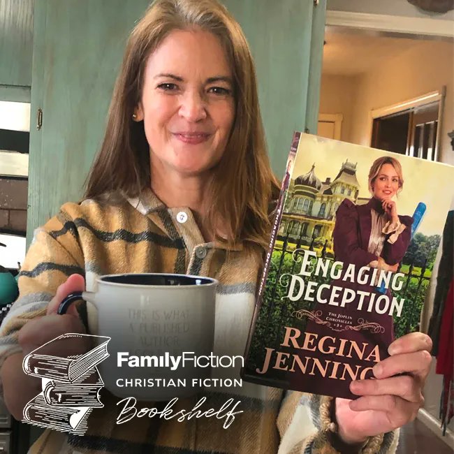FamilyFiction (@familyfiction) on Twitter photo In chapter 35 of the FamilyFiction Christian Fiction Bookshelf Podcast <a href="/ReginaJennings/">Regina Jennings</a> talks to us about her new @Bethany_House release, 'Engaging Deceptions.' WATCH/LISTEN to the full episode HERE: bit.ly/3PjFdpx In chapter 35 of the FamilyFiction Christian Fiction Bookshelf Podcast <a href="/ReginaJennings/">Regina Jennings</a> talks to us about her new @Bethany_House release, 'Engaging Deceptions.' WATCH/LISTEN to the full episode HERE: bit.ly/3PjFdpx