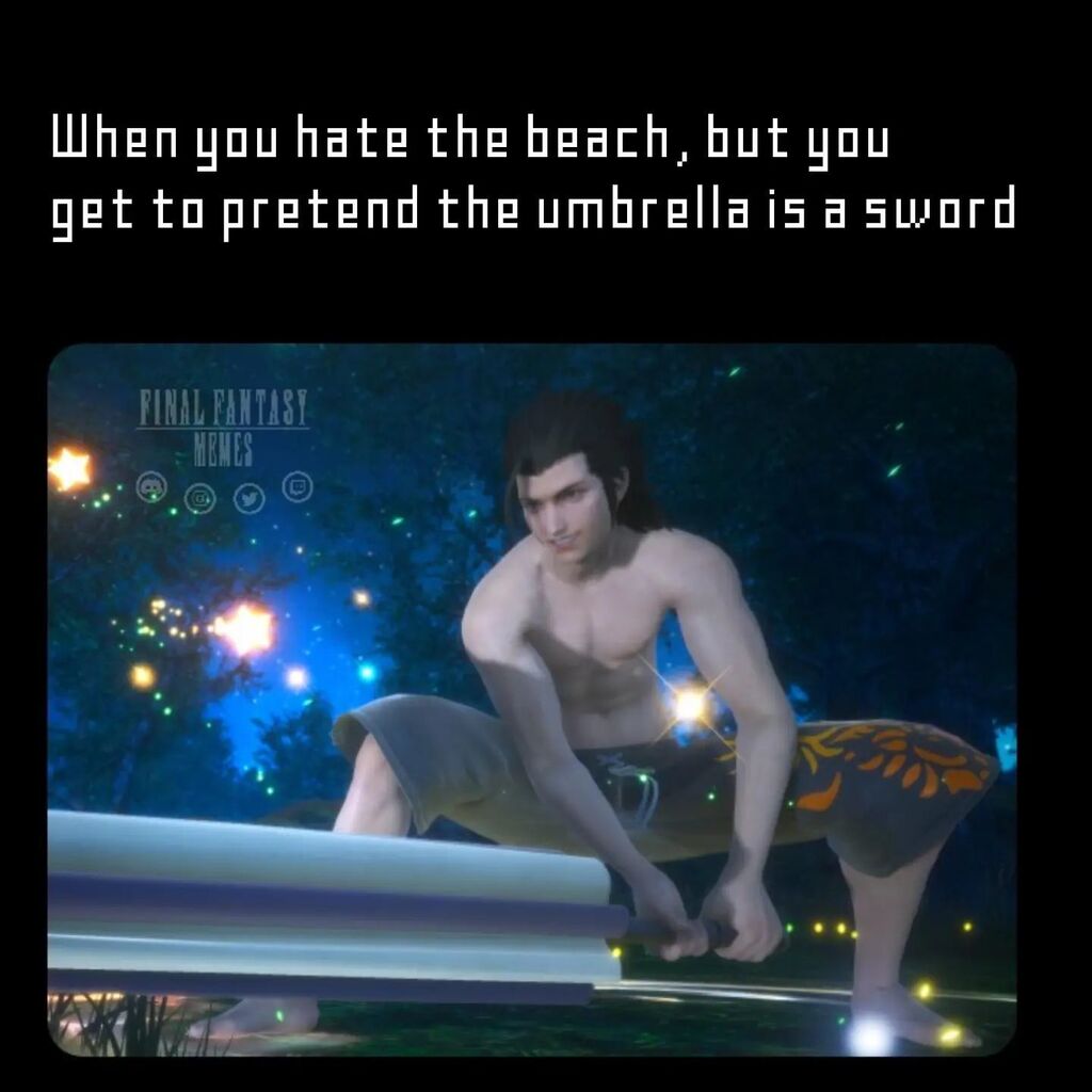 FFMemes_'s tweet photo. Making something a sword makes the venture 100 % better, these are facts
#ffccr
#finalfantasy https://t.co/gXoMgYcmPw https://t.co/eEb2HwTjTd