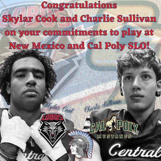 <a href="/_skylarcook/">Skylar Cook</a> <a href="/charley_sully14/">Charles “Charlie” Sullivan</a> Congratulations on behalf of the Coaching Staff.
