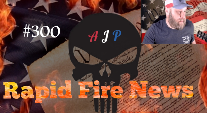 AJPArmy's tweet photo. ~RAPID FIRE NEWS~
~#300 Show Tonight @8 p.m. Central~
@PilledAdmin -->> https://t.co/tKoC6d8pFs
@rumble -->> https://t.co/Odug4pukNq
@szymanski_dawn  @uncensored_abe https://t.co/Mii1FavIGH