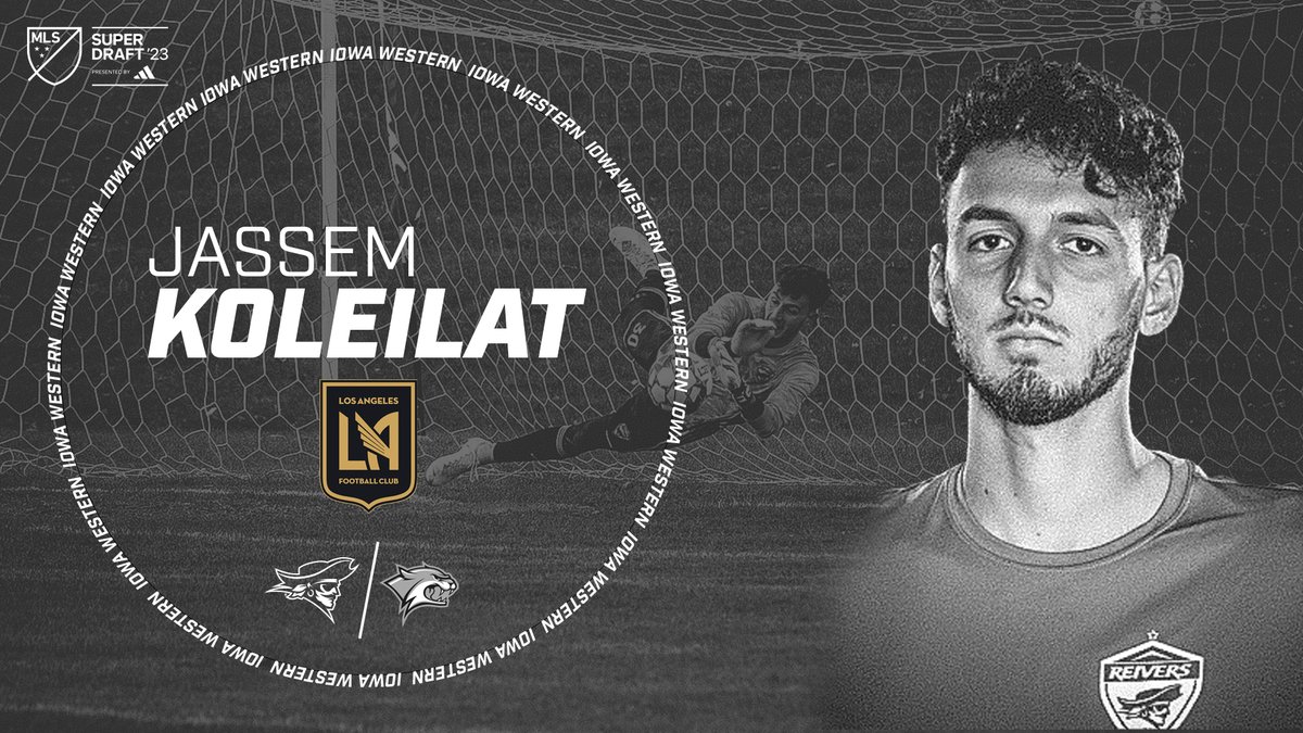 🏴‍☠️ DRAFTED! 🏴‍☠️

<a href="/ReiverSoccer/">IWCC Men's Soccer</a> ➡️ <a href="/UNHMSoccer/">UNH Men's Soccer</a>➡️ <a href="/LAFC/">LAFC</a> 

Former Iowa Western GK Jassem Koleilat is drafted 58th overall and is the 2nd Reiver taken in the 2023 <a href="/MLS/">Major League Soccer</a> SuperDraft!

#SailsUP | #AlwaysAReiver