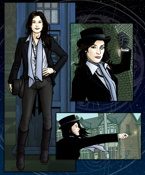 if we're talking about the 13th Doctor's costume I think they shoulda gone for something with this vibe... not too sure about the hat or manacle or even the coat being tailcoat but the vibes are immaculate. (art by PaulHanley)