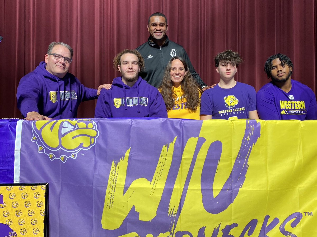 Congratulations to ⁦<a href="/LSNorthFootball/">Lee's Summit North Football</a>⁩’s Randall Ward for signing with Western Illinois