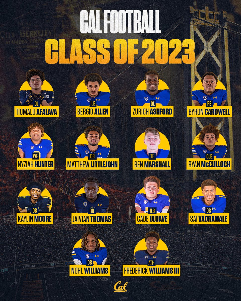 Great day to be Golden Bear! 🐻

Check out the National Signing Day Hub for more information about our new signees. 

🔗: calbea.rs/23nsd