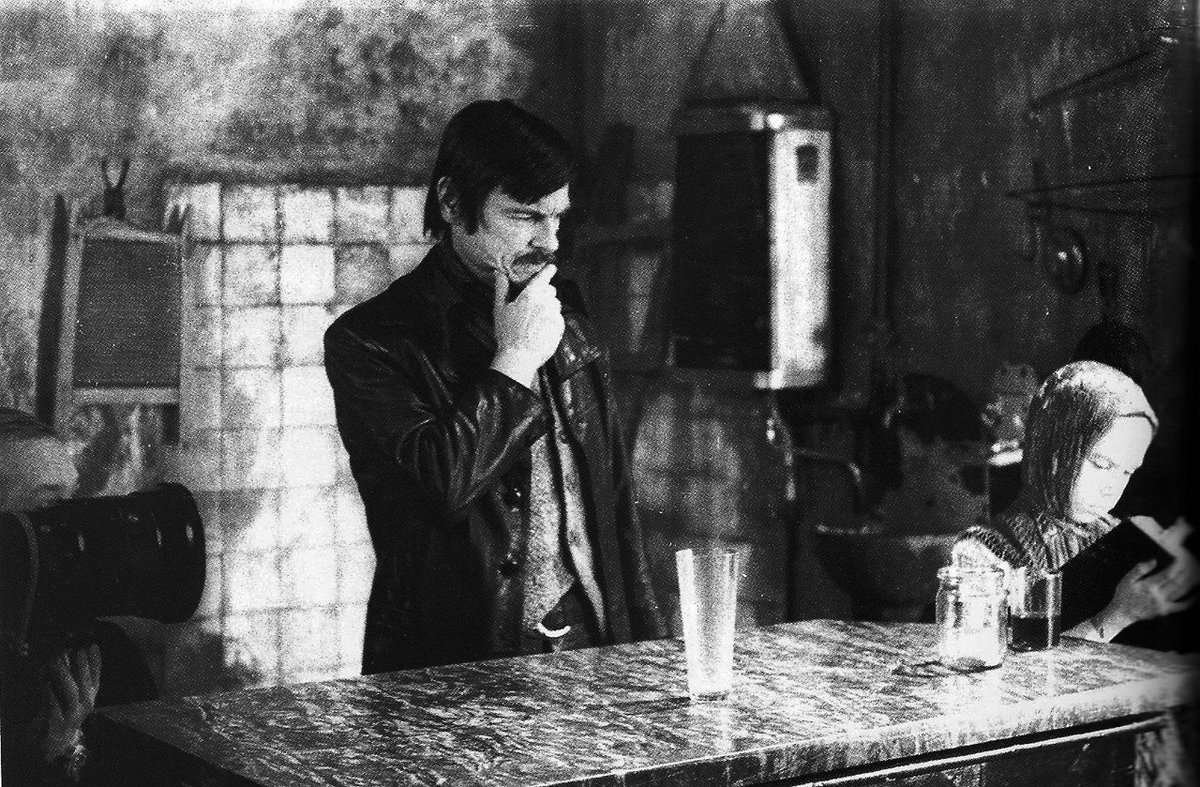 filmcenter's tweet photo. 🎬 Andrei Tarkovsky on the set of STALKER (1979), primarily shot in Estonia.

Tarkovsky's 1979 sci-fi masterpiece screens TONIGHT at 7pm for our 50/50 Rewind series: https://t.co/8OUw9kPU4p. https://t.co/sywxROCwvv