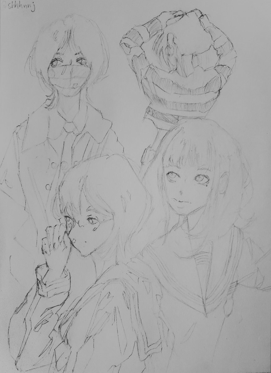 shhhnnj's tweet photo. sketchbook https://t.co/Mvep94vdi4