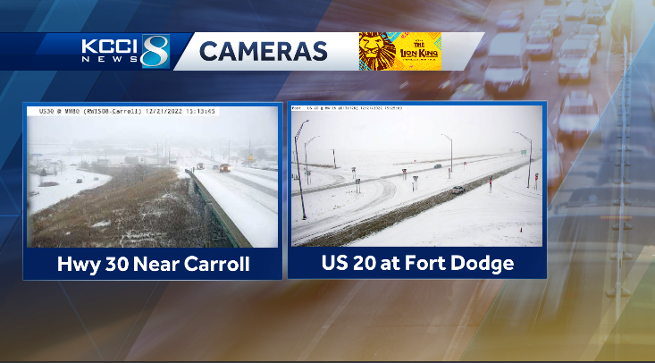 Roads are manageable, but your window to travel is quickly coming to a close. #iawx