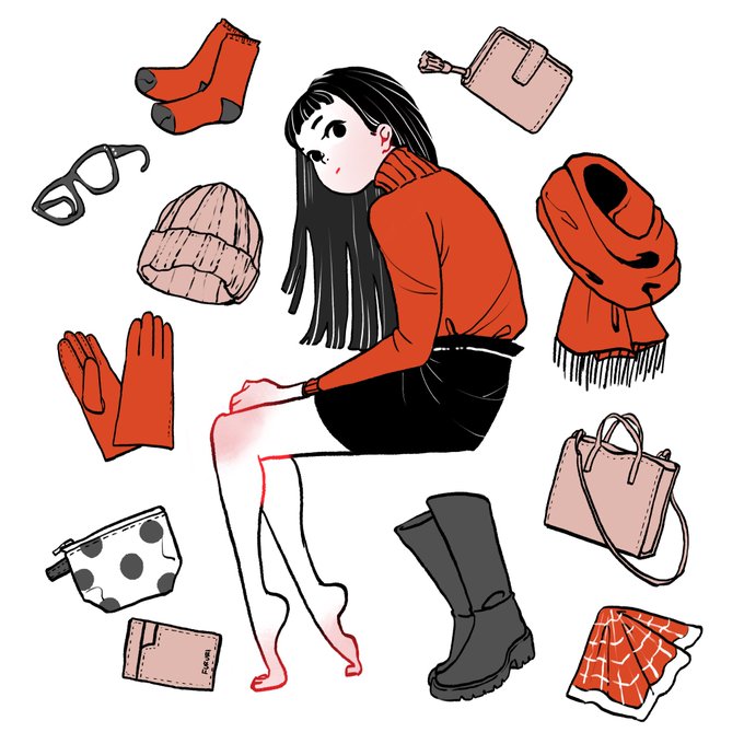 「bag shoes removed」 illustration images(Latest)