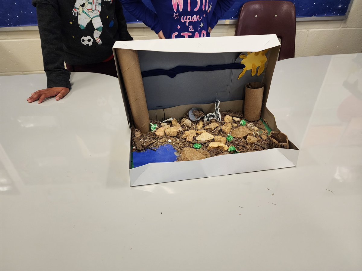 SkowrStem's tweet photo. Our class PBL presentations went amazing! These babies have worked so hard and I so proud of them! #ClarkCreekSTEM #HabitatZoos https://t.co/pPk3a8svhu