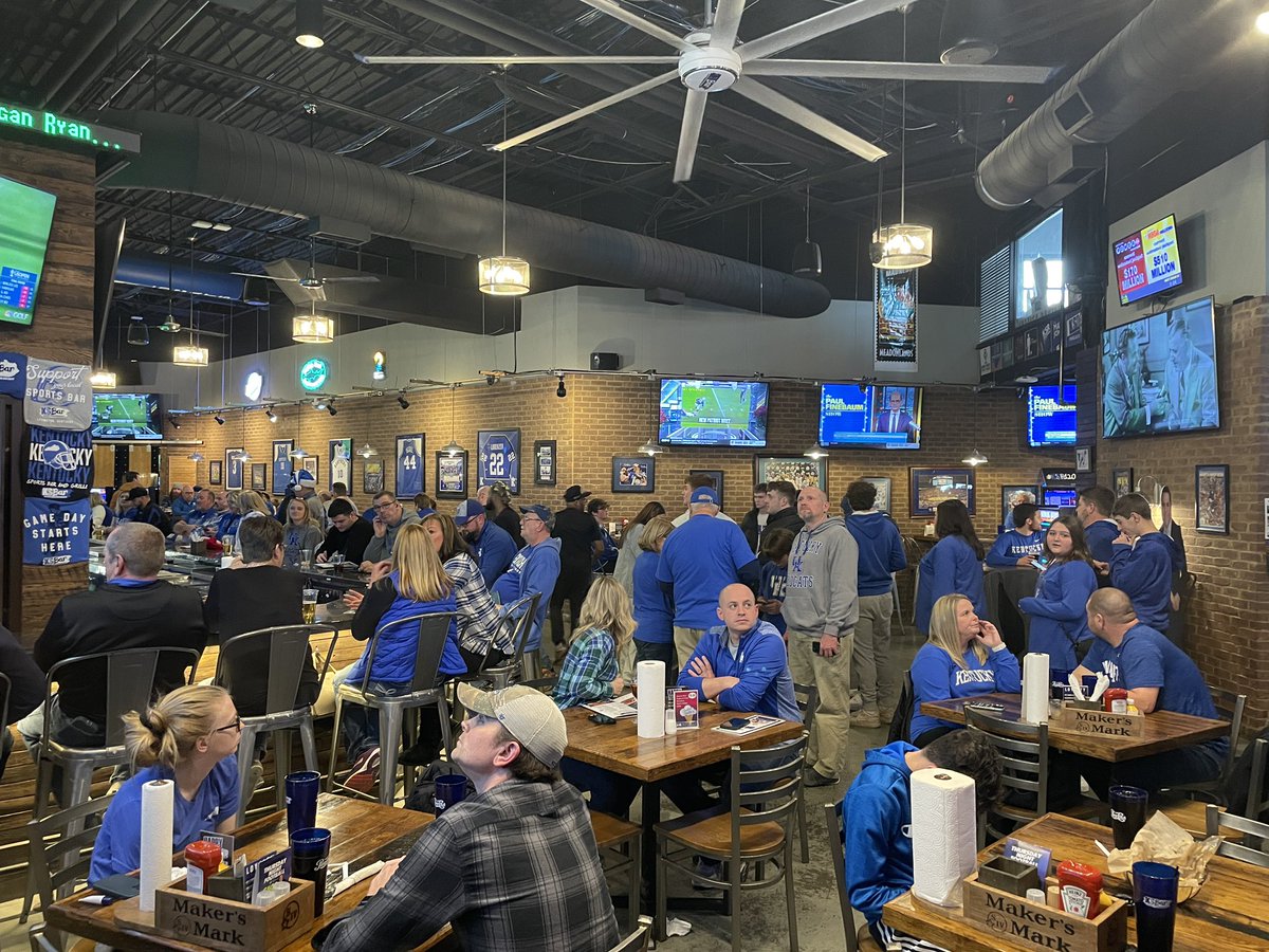 DrewFranklinKSR's tweet photo. #BlueGotIn for pregame fun at @KSBarAndGrille https://t.co/3T2Tq5Vy7S