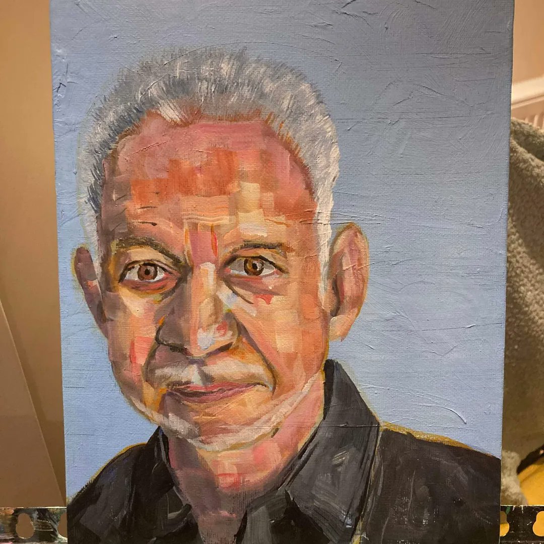 MusingsPenguin's tweet photo. Been branching out recently working on some human portraits (with some mixed results) and painting along with @SkyArts portrait artist of the year #portaitartistoftheyear #paoty https://t.co/ijgNHZojfG