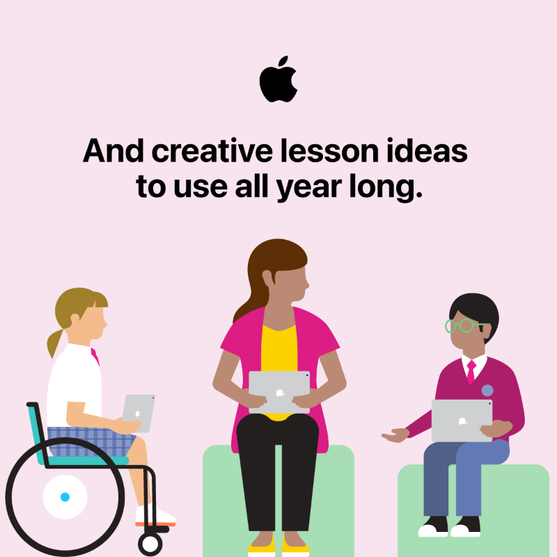 AppleEDU's tweet photo. Register now for Apple’s Back to School Learning Series and get practical tools and tips to kick-start the new year. You'll learn fun, new ways to inspire your students, transform your classroom and make any lesson more engaging with Apple technology.