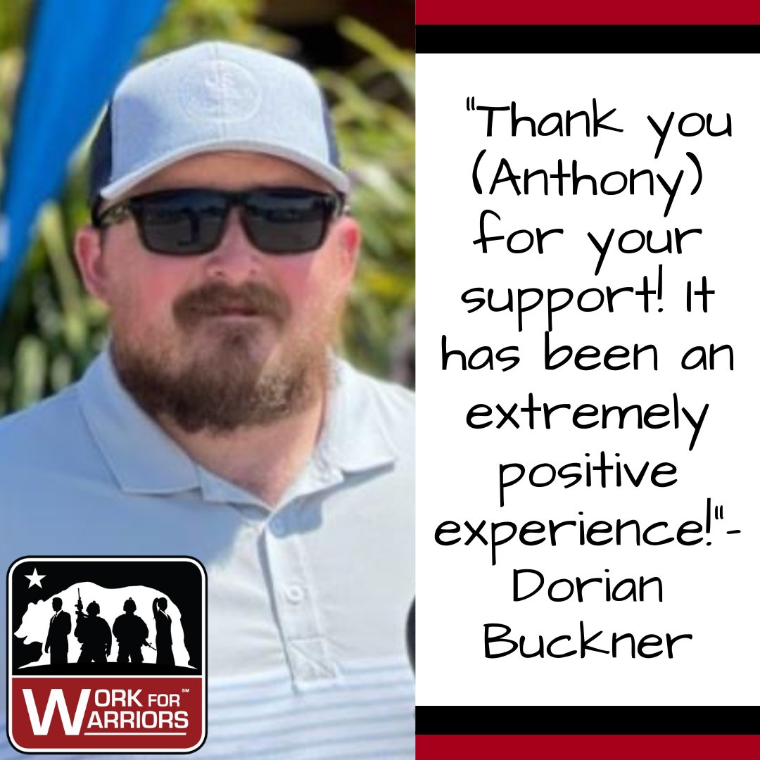 He's a #warrior #onthefairway⛳️ and #helpingveterans and we're so grateful he's part of our team! #warriorwednesday #veteranshelpingveterans #workforwarriors #staffingredefined #successstories