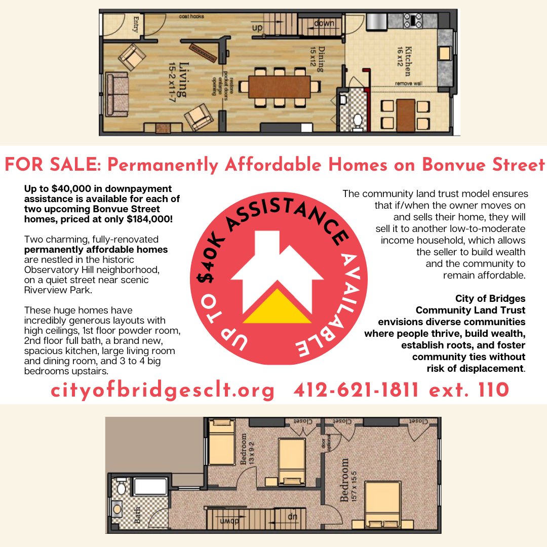 citybridgesclt's tweet photo. Up to $40K in downpayment assistance is available for each of two upcoming Bonvue Street homes, priced at only $184,000! Check eligibility (yinz can't make too much!) and apply for these or any CBCLT home quickly + securely online NOW: https://t.co/EZt5dR1s73 https://t.co/fVMBz1gZua