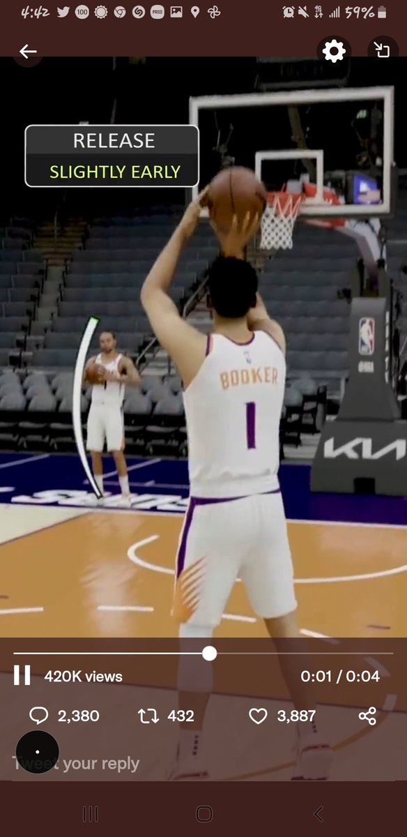 JamesDContreras's tweet photo. @NBA2K By a hair https://t.co/iIfSOalLD3
