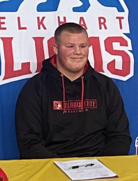 ElkhartHSSports's tweet photo. Congrats to Brayden Jellison, who signed his national letter of intent to play football at Illinois State! https://t.co/Gv0gaBlLMB