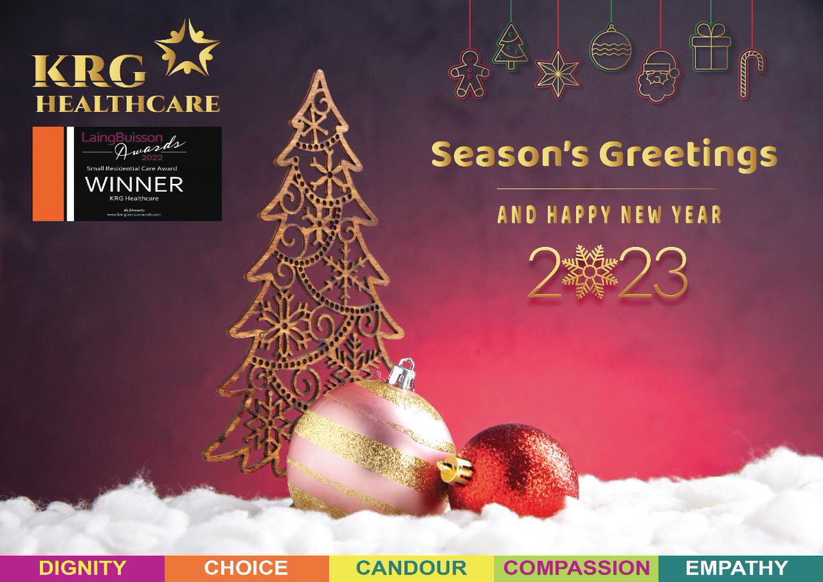From ours to yours, wishing you all a Merry Christmas and Happy Holidays. 
May the festive season bring you all the joy and wonderful things you could ever imagine. Wishing you all good health, happiness, and peace this festive season. #MissionOutstanding #socialcare #hello2023