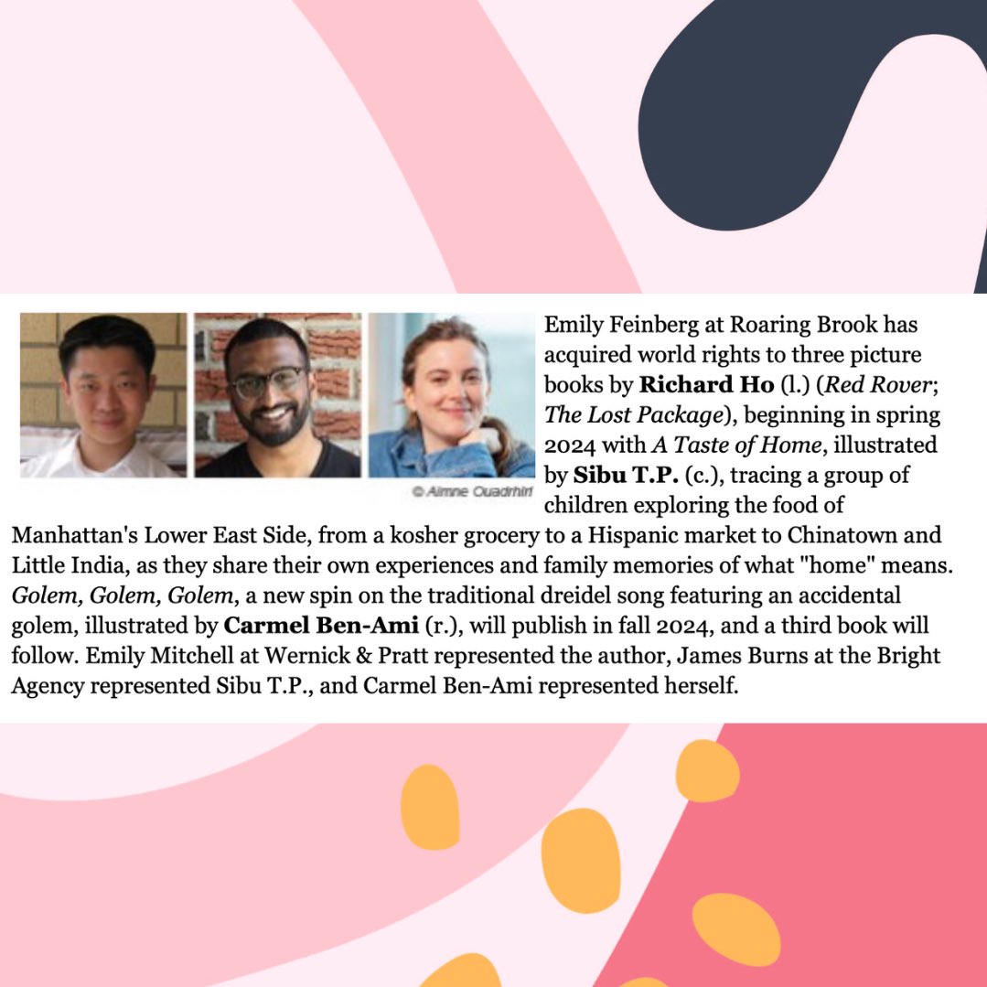 BrightAgencyUS's tweet photo. New deal alert! 🚨📚
—
What does “home” mean to you? Coming Spring 2024… A TASTE OF HOME! Congratulations to #Brightartist @sibutp and author @richkarho! #kidlitart https://t.co/EPeYUsiXyh