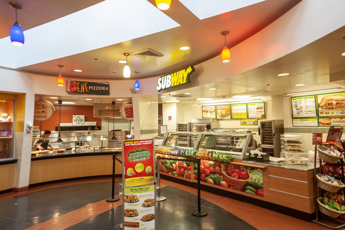 THROWBACK FRIDAY: THE GALLEY. It was only a few years ago that The Galley on College Hill (Jones) looked like this. One connected food court that served Mexican food, burgers and hot dogs, pizza and pasta as well as Subway.  Pirate Nation ate very well! #ecuthrowback  #ecudining