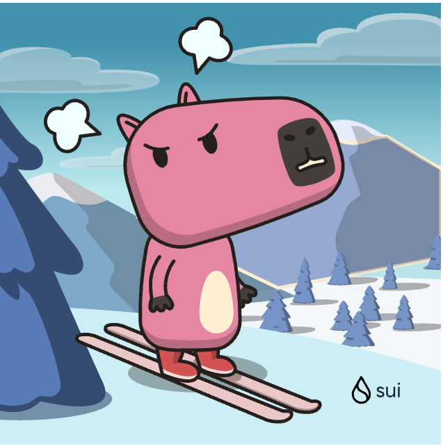 wangyibanana's tweet photo. 🎁 I just unboxed my Sui Holiday Capy! ❄️ 
Create your own Capy here:  https://t.co/pK38qHA1VN 
Name: Suipy

Suipy is grumpy, she thought she is a sexy lady, but she is just pinky. But after she skiing, she still can be nice lady.
#CapyHolidays https://t.co/VNoWSaH2FG