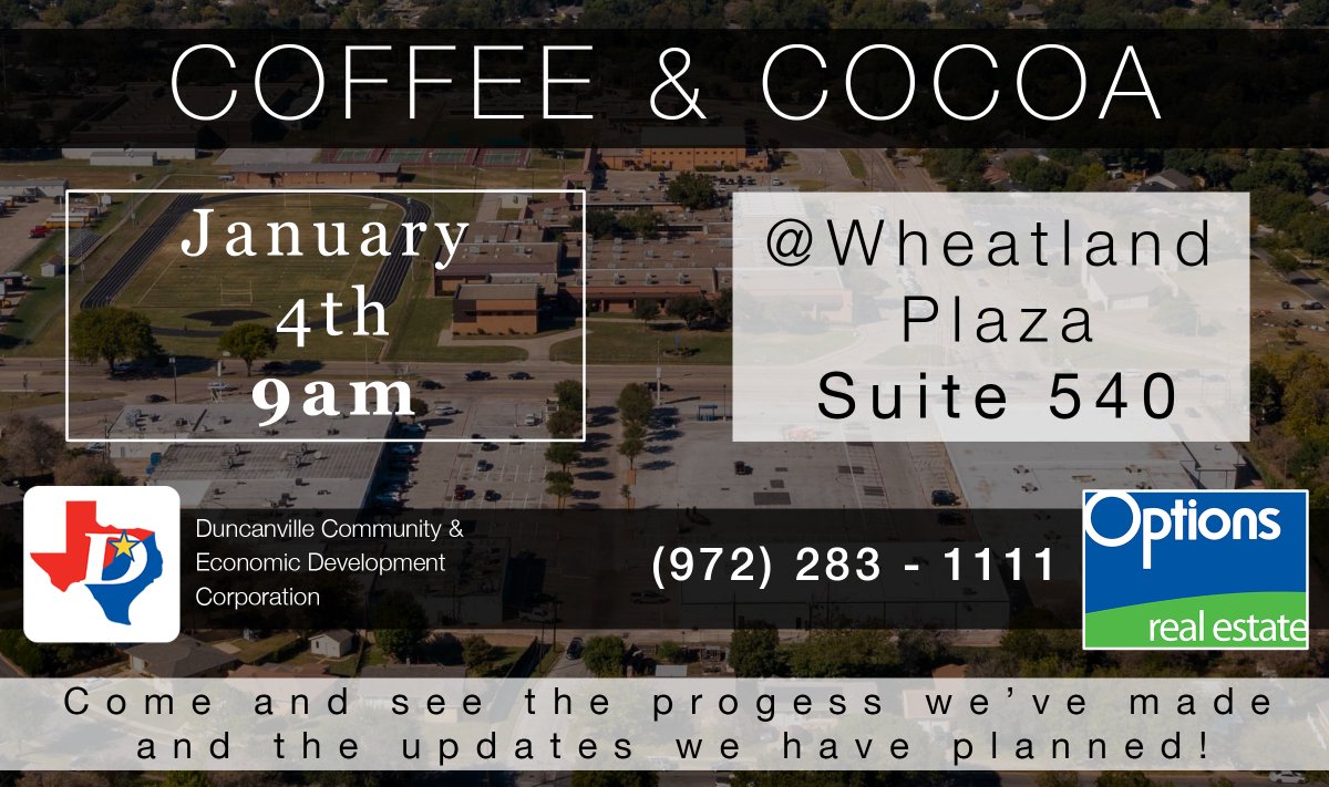 Come on out and check out what we are doing in Duncanville, converting a 60's shopping center into a mixed use village.