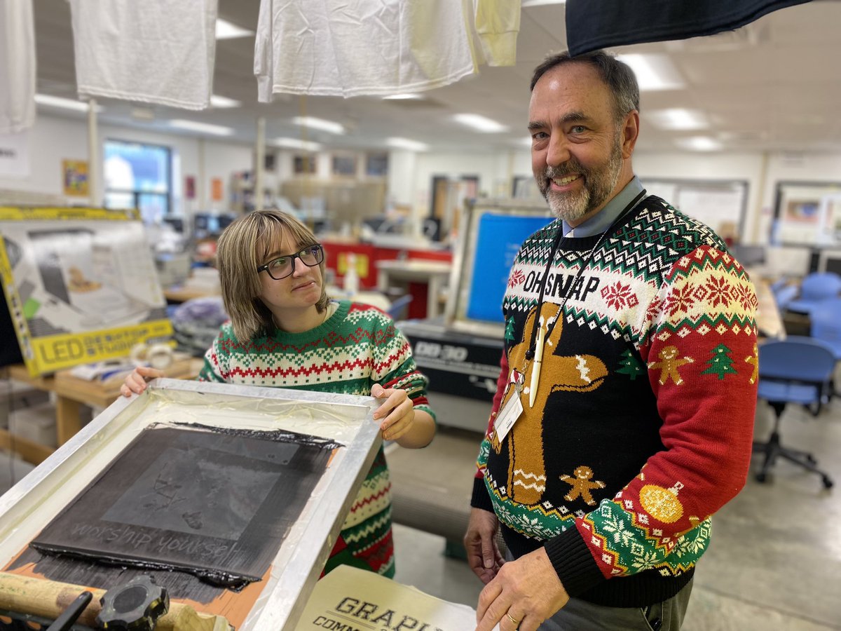 Congratulations to Scott Owens, our CTA Teacher of the Year! Mr. Owens leads Graphic Communications: students in his classes leave with many prospects for the future thanks to his mentorship, support, instruction, and caring. He goes above &amp; beyond for sts &amp; our school daily!!!