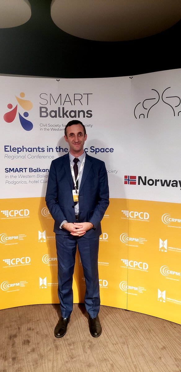 GentiKruja's tweet image. It was a pleasure to participate as a panelist in the regional conference &quot;Elephants in the civic space&quot;, part of @BalkansSmart, financed by the Norwegian Ministry of Foreign Affairs and organized in Podgorica 🇲🇪

🇦🇱🇧🇦🇽🇰🇲🇪🇲🇰🇷🇸 

#ElephantsInTheCivicSpace #SMARTlyConnected