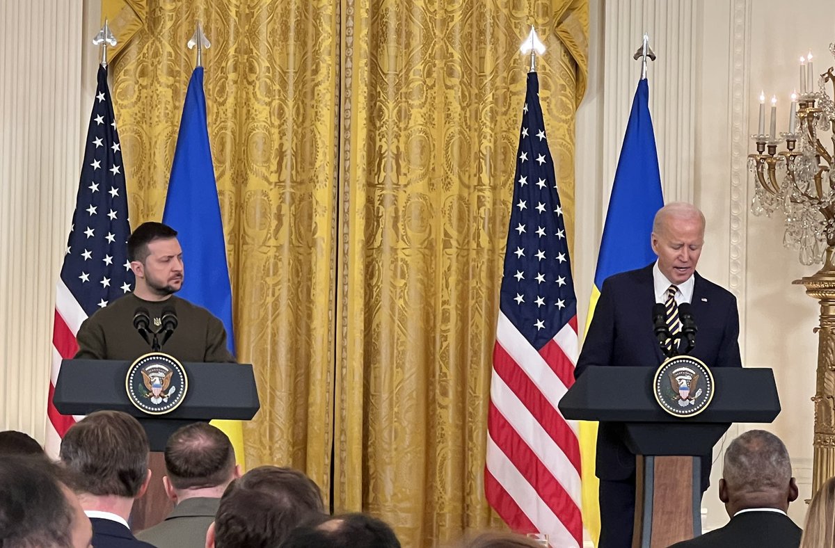 Biden to Zelenskyy: America is with you every step of the way for as long as it takes.