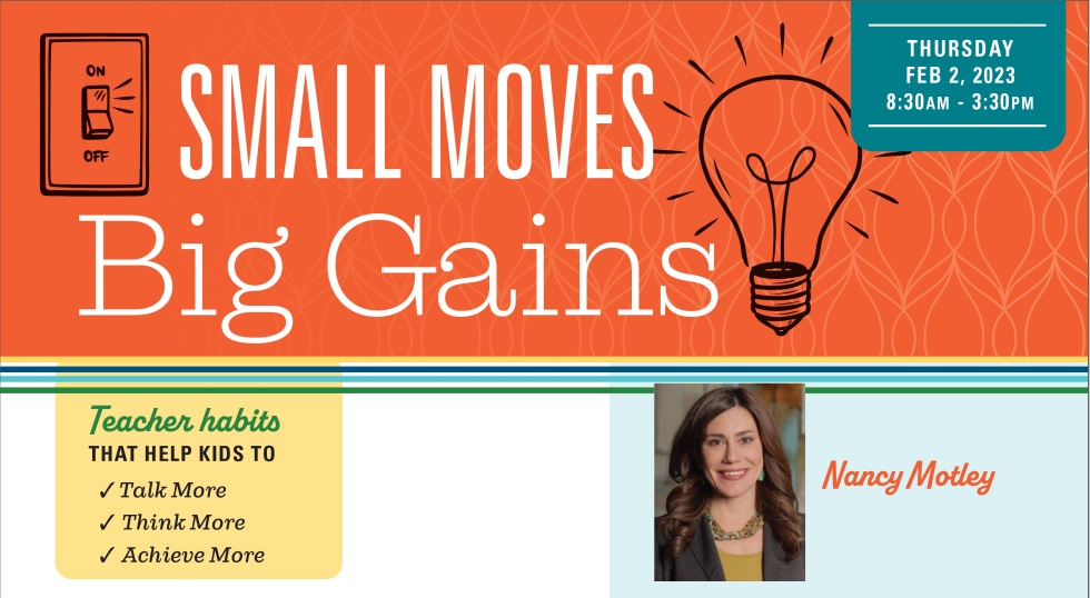 Seidlitz_Ed's tweet photo. Who should attend @NancyMotleyTRTW's #SmallMoves training 2/2? Who should attend:
💡K-12 #ContentArea Ts (New teachers especially!)
💡Ts of #EmergentBilingual Ss
💡Instructional Coaches/Specialists
💡School Admins
Reserve your seat today! https://t.co/H3fKLKIbH7 https://t.co/yBpU4FItlb