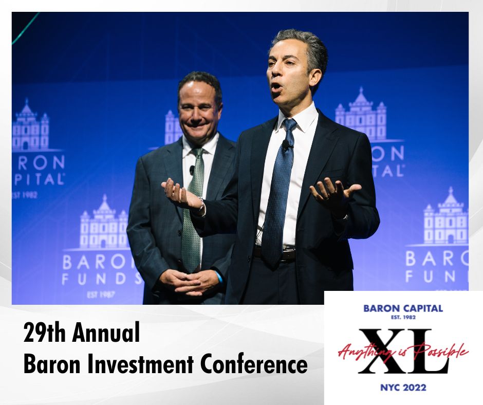 BaronCapital's tweet photo. #BaronCapital's principles, process, and people differentiate our investment process.
Get a deeper look at our investment process from Co-CIO's Cliff Greenberg and Andrew Peck at #BaronConference22. Watch Now: https://t.co/Vycjj9Ufnc https://t.co/zbEsvAMAF4