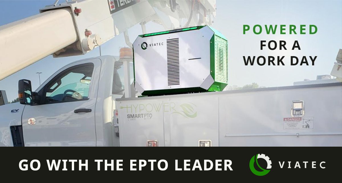 Viatec_inc's tweet photo. ❇️ SmartPTO makes powering your job site effortless for leading utilities and #FleetManagers. 

❇️ Game-changing performance, total flexibility regardless of chassis &amp; excellent value are a few reasons #SmartPTO is a sound investment. 

👉🏼 See all reasons: https://t.co/KiLIJL3HoR https://t.co/D3TNMgYPkg