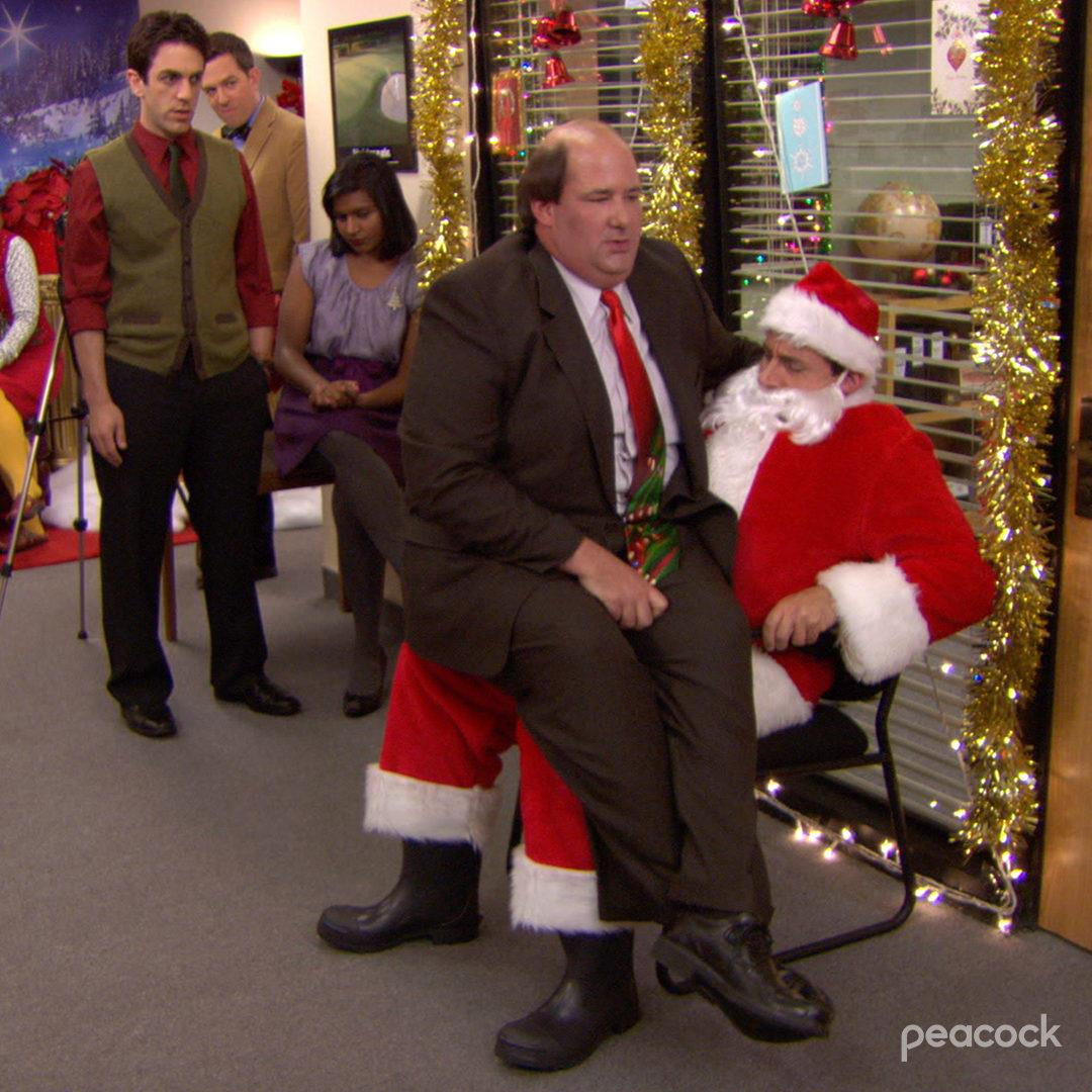 4 days until he climbs down your chimney. What did you ask S̶a̶n̶t̶a̶ Michael Scott for this year? 
🎅
