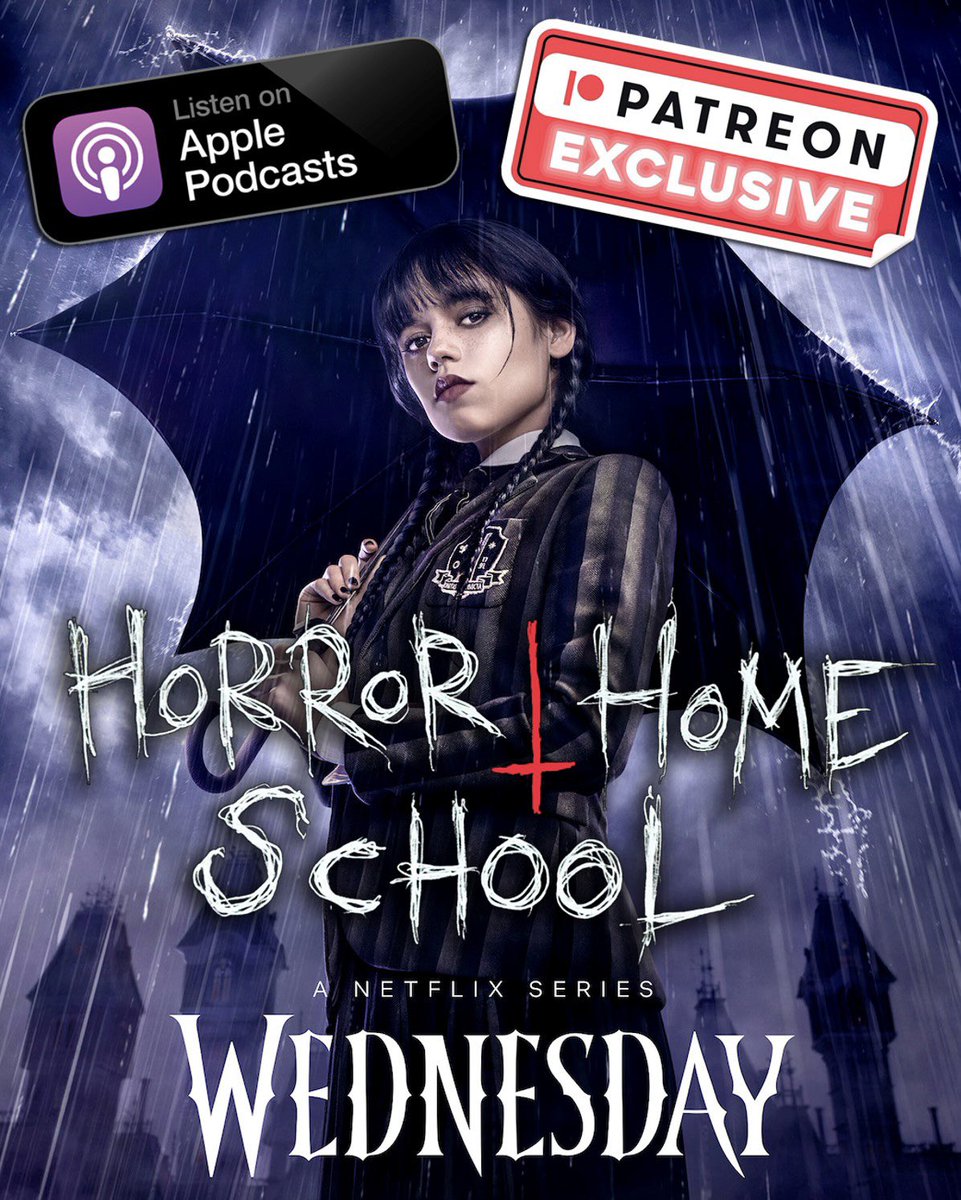 NEW PATREON EPISODE OUT NOW #wednesdayaddams #podcast patreon.com/horrorhomescho…