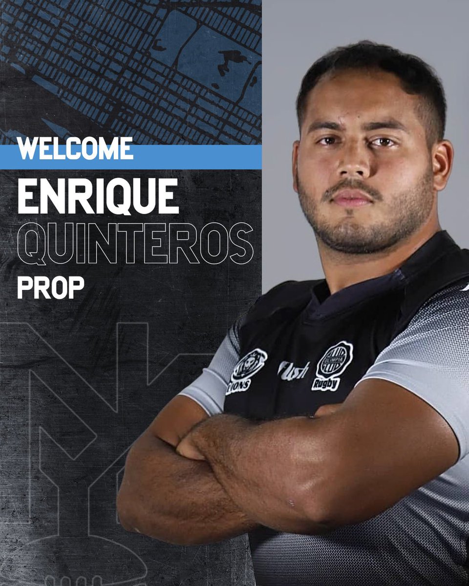 #Rugby 

🇵🇾🤝🇺🇸<a href="/enriquinteros/">Enrique Quinteros</a> se convertirá en el primer jugador paraguayo en jugar #MLR !!!

🗽El dinámico pilar de <a href="/OlimpiaLions/">OlimpiaLions</a>, formado en <a href="/SanJose_Rugby/">San José Rugby y Hockey Club</a>, fue contratado por 𝙉𝙚𝙬 𝙔𝙤𝙧𝙠 𝙄𝙧𝙤𝙣𝙬𝙤𝙧𝙠𝙚𝙧𝙨 para la temporada 2023