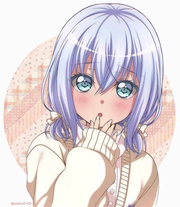 ましろちゃん髪型かわいいね#バンドリ #bandoriart 